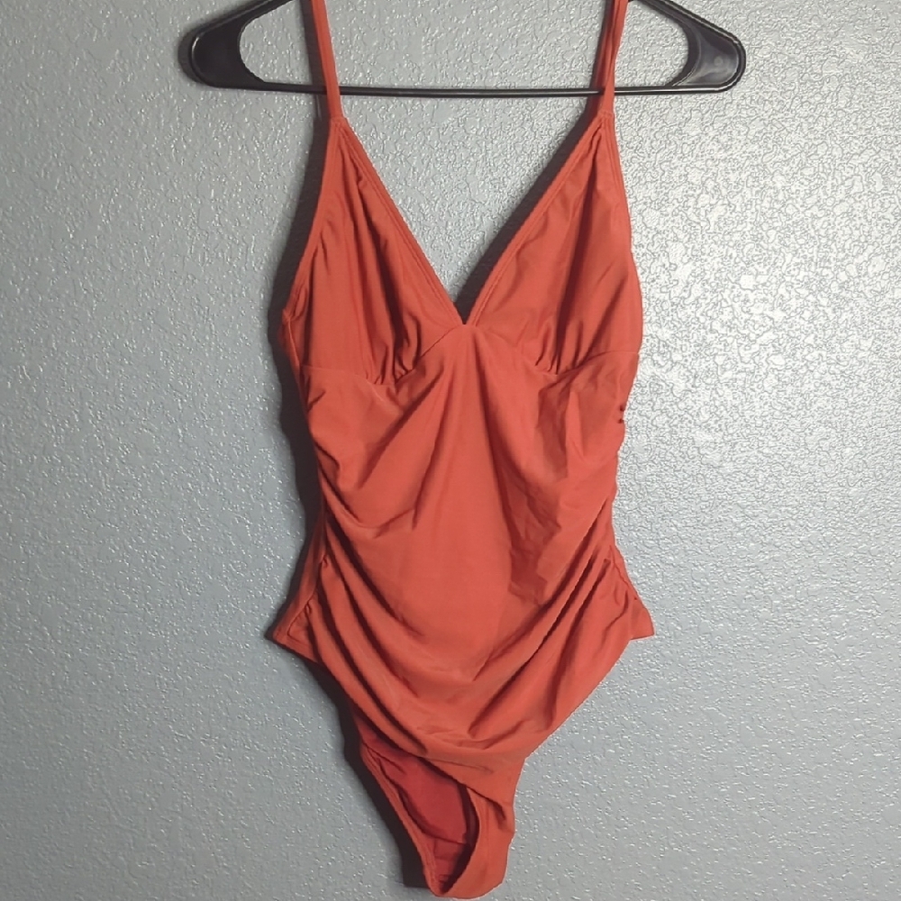 Cupshe Women's Orange Swimsuit